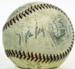 1960s Baseball Greats Multi Signed ONL (Giles) Baseball - Don Drysdale Sandy Koufax Hank Aaron - JSA