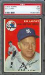 1954 Topps Yankees Ed Lopat #5 PSA NM 7