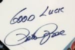 Pete Rose Cincinnati Reds Signed Photo Collage - JSA 