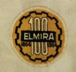 1964 Elmira Pioneers Game Worn Flannel Jersey With 100 Years Patch - Baltimore Orioles Affiliate - (MEARS Auction LOA )