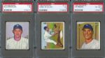 1950 Bowman PSA Graded Collection (3)