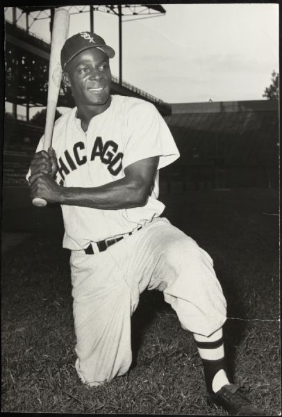 1952 Minnie Minoso Chicago White Sox "The Sporting News Collection Archives" Original First Generation 9" x 13" Choice Jumbo Oversized Photo (TSN Collection Hologram/MEARS Photo LOA) 1:1, Unique