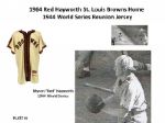 1964 Red Hayworth St. Louis Browns 20th Anniversary World Series Professional Model Game Worn Jersey (MEARS A9)  