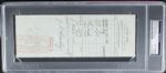 1930 Robert Shawkey New York Yankees Endorsed Payroll Check Also Signed By Jacob Ruppert & Ed Barrow - PSA/DNA Holder