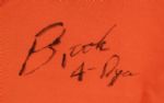 2001 Brook Fordyce Baltimore Orioles Throwback Game Worn Signed Jersey MLB Hologram - JSA & MEARS LOA