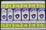 1983 & '88 Milwaukee Brewers Phantom World Series Tickets
