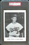 1958-61 Jay Publishing Photos PSA Graded Collection (5) Including Maury Wills / Dodgers / Red Sox / Phillies