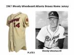 1967 Woody Woodward Atlanta Braves Home Jersey (MEARS A6)