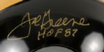 Mean Joe Greene Pittsburgh Steelers Signed Mini-Helmet With Inscription - JSA