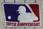 1969 Tucson Toros Game Worn Flannel Baseball Pacific Coast League Jersey w/ 2 Patches MLB 100th Anniversary (MEARS Auction LOA)