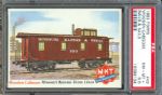 1955 Topps Rails & Sails Wooden Caboose #43 PSA NM-MT+ 8.5 Low Population