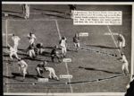 1944 Univeristy of Wisconsin Badgers "The Sporting News Collection Archives" Original First Generation 8" x 11" Choice Jumbo Oversized Photo (TSN Collection Hologram/MEARS Photo LOA) 1:1, Unique