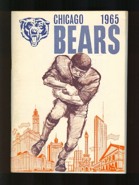 1965 Chicago Bears Media / Press Guide