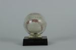 1990s Hank Aaron Single Signed ONL (White) Baseball - JSA