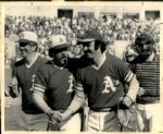 1973 World Series Oakland Athletics New York Mets The Sporting News Collection Archives Original Photos (Sporting News Collection Hologram/MEARS Photo LOA) - Lot of 34