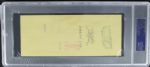 1972 Bud Selig Milwaukee Brewers Signed Check - To Detroit Tigers - PSA/DNA Holder