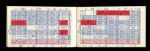 1960-1970 Chicago White Sox Pocket Schedule Booklets (4)