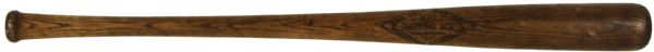 1924-30 Rogers Hornsby Zinn Beck 100 Diamond Ace Professional Model Game Bat - St. Louis Cardinals (MEARS Auction LOA)