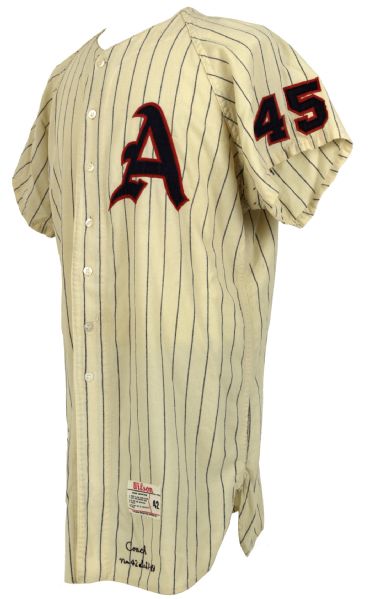 1961 Charlie Shoemaker Kansas City As Home Jersey (MEARS A6.5)