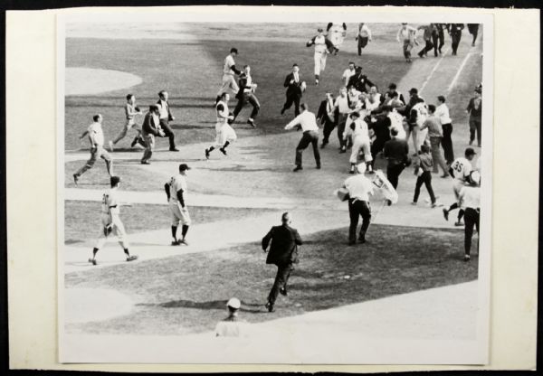 1960 World Series Bill Mazeroski Pittsburgh Pirates "TSN Collection Archives" Original First Generation 8.5" x 12.5" Choice Jumbo Oversized Photo (TSN Collection Hologram/MEARS Photo LOA) 1:1, Unique