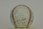 1960 Milwaukee Braves Team Signed ONL (Giles) Baseball w/ 28 Sigs. Incl. Hank Aaron Warren Spahn - JSA