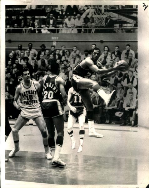 1958-70 Elgin Baylor Los Angeles Lakers "SPORT Magazine Collection Archives" Original 8" x 10" Photos (MEARS Photo LOA) - Lot of 3