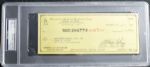 1972 Bud Selig Milwaukee Brewers Signed Check - To Baltimore Orioles  - PSA/DNA Holder