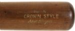 1940's Joe Cronin Style Hanna Batrite U.S. Army Marked Bat - Boston Red Sox - (MEARS Auction LOA)