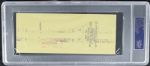 1972 Bud Selig Milwaukee Brewers Signed Check - To Oakland A's - PSA/DNA Holder