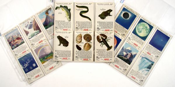 1950s Coca Cola Soda World of Nature Collection Cards (Lot of 35 Cards)