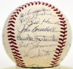 1967 Chicago Cubs Team Signed ONL (Giles) Baseball w/ 26 Sigs. - JSA 
