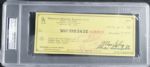 1972 Bud Selig Milwaukee Brewers Signed Check - To Boston Red Sox  - PSA/DNA Holder