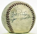 1960s Baseball Greats Multi Signed ONL (Giles) Baseball - Don Drysdale Sandy Koufax Hank Aaron - JSA