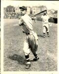 1926-33 circa Babe Herman Brooklyn Dodgers Chicago Cubs "The Sporting News Collection Archives" Original Photos (Sporting News Collection Hologram/MEARS Photo LOA) - Lot of 2