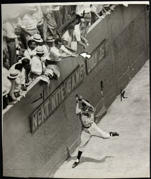 1950 Ralph Kiner Pittsburgh Pirates "The Sporting News Collection Archives" Original First Generation 9.5" x 11.5" Choice Jumbo Oversized Photo (TSN Collection Hologram/MEARS Photo LOA) 1:1, Unique