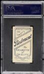 1909 - 11 T206 Walter Johnson Washington Senators Portrait Piedmont Back - PSA EX 5