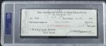 1924 Miller Huggins New York Yankees Endorsed Payroll Check Also Signed by Jacob Ruppert & Ed Barrow - PSA/DNA Holder