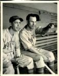 1936-40 circa Rabbit Warstler Boston Bees "The Sporting News Collection Archives" Original 6.5" x 8.5" Photo (Sporting News Collection Hologram/MEARS Photo LOA) - Lot of 2