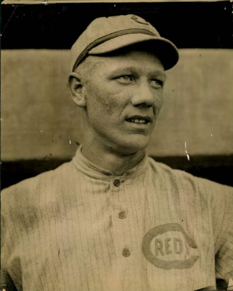 1914-16 Fritz Mollwitz Cincinnati Reds Charles Conlon "The Sporting News Collection Archives" Original 8" x 10" Generation 1 Photo (Sporting News Collection Hologram/MEARS Photo LOA)