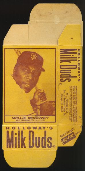 1971 Milk Duds Complete Box w/Willie McCovey