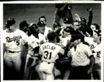 1988 World Series Los Angeles Dodgers Oakland Athletics "The Sporting News Collection Archives" Original Photos (Sporting News Collection Hologram/MEARS Photo LOA) - Lot of 83