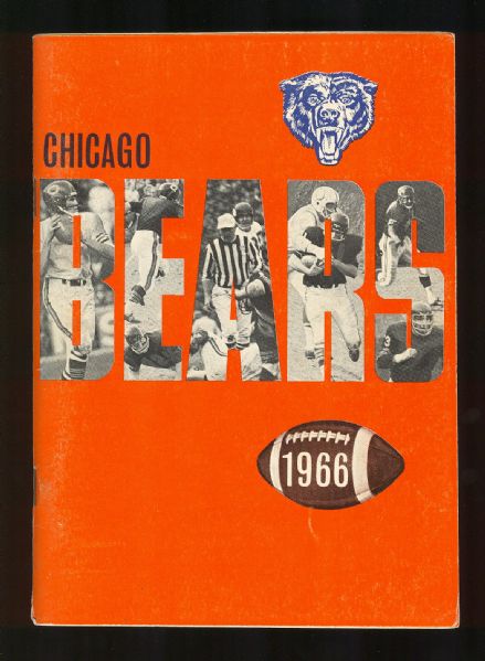 1966 Chicago Bears Media / Press Guide