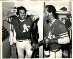 1973 World Series Oakland Athletics New York Mets "The Sporting News Collection Archives" Original Photos (Sporting News Collection Hologram/MEARS Photo LOA) - Lot of 34