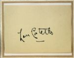 1940-59 Abbot & Costello Signed Display - Signed Index Cards With Vintage Photo - JSA