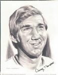 Linnett Scketches (6) Including Rod Carew w/ header card