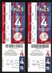 2009 New York Yankees ALCS Full Unused Tickets (2)