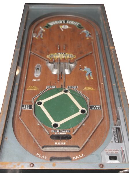 1930s Worlds Series Pinball Machine