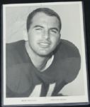 1960s Brian Piccolo Chicago Bears Signed Photo From Former Cubs Employee - JSA
