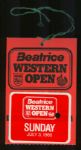 1988 Beatrice Western Open Program, Pass and Inserts (5)