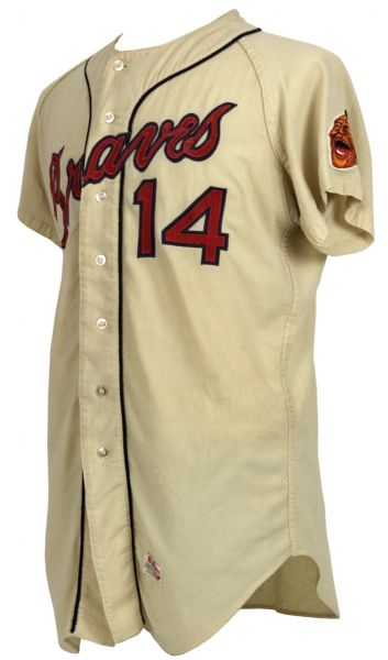 1967 Woody Woodward Atlanta Braves Home Jersey (MEARS A6)